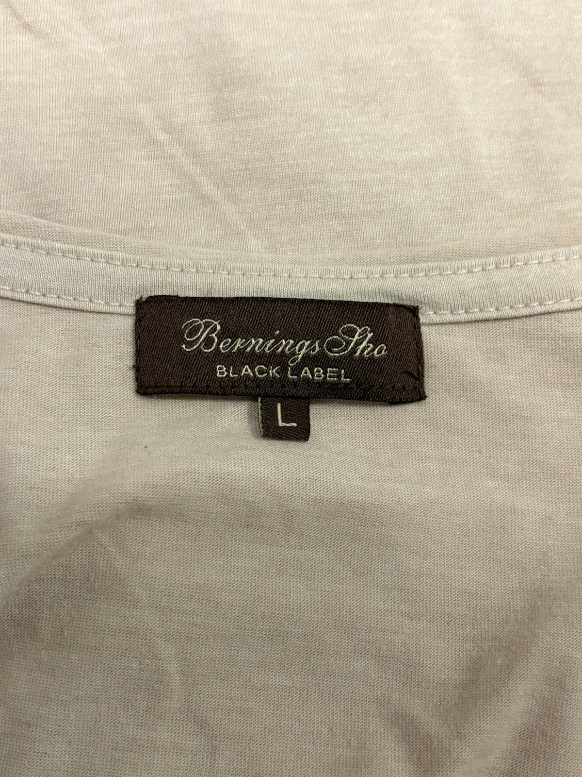 Bernings Sho tribal feather beige T-shirt