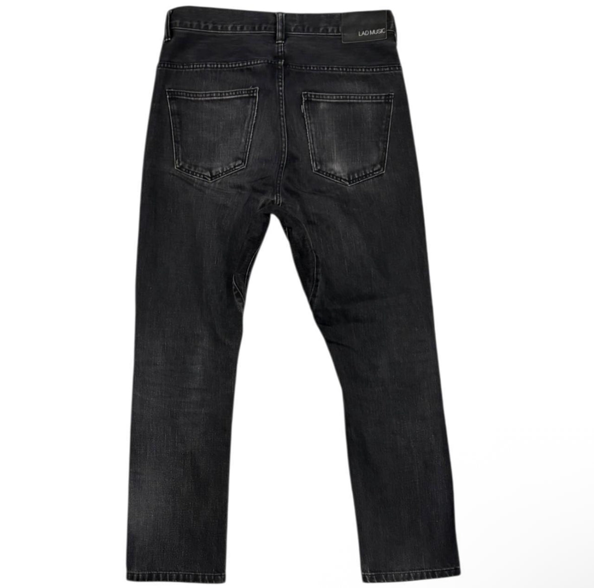 Lad Musician black slim fit denim jeans