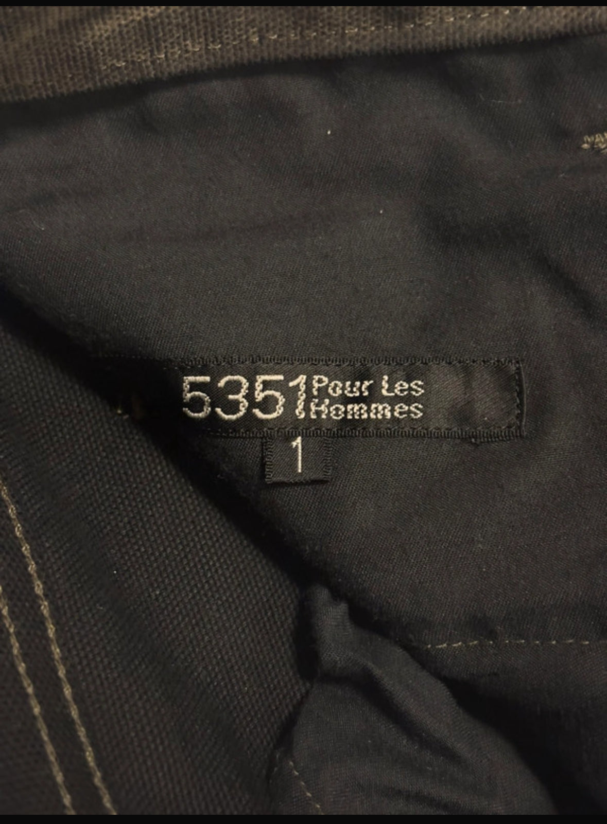 5351 Pour Les Hommes grey claw mark streaked grey denim bootcut jeans