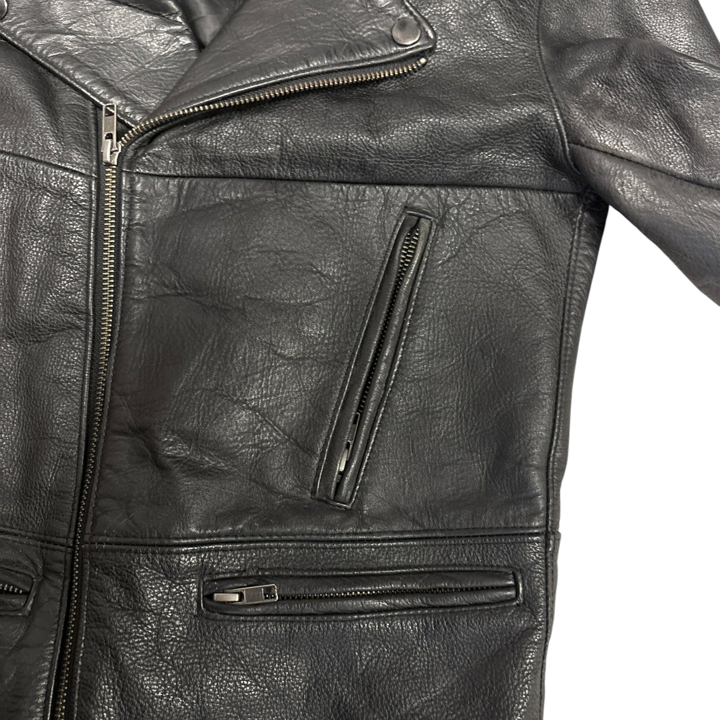 LHP lambskin leather motorcycle jacket