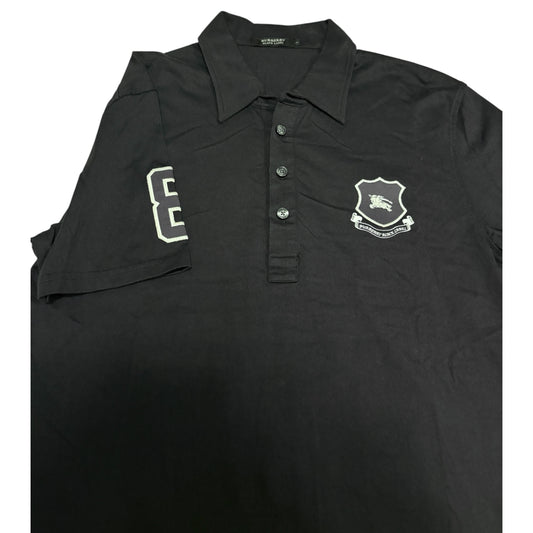 Burberry Black Label embroided badge polo T-shirt