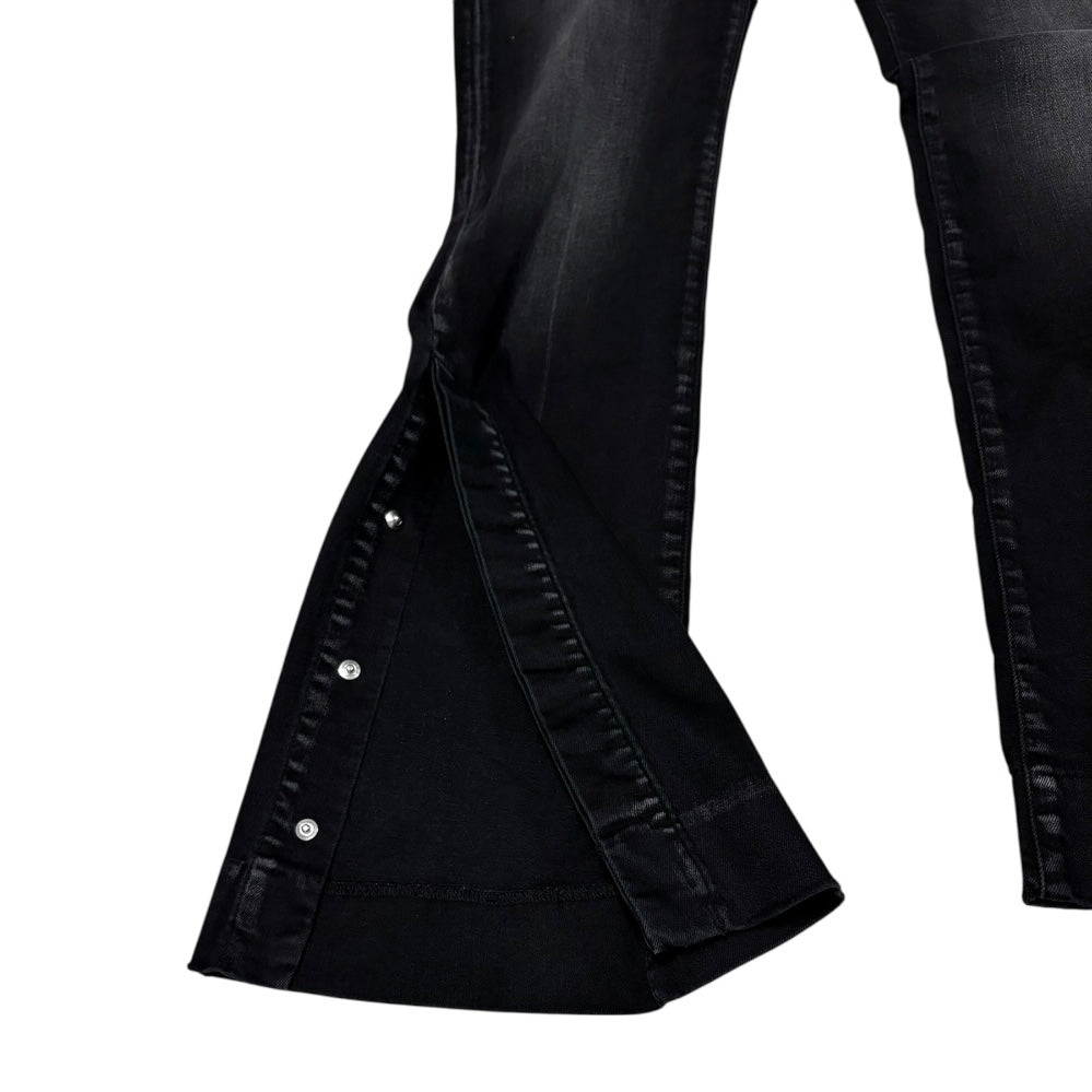 Japanese Amiri AW22 Stacked dark wash flare jeans