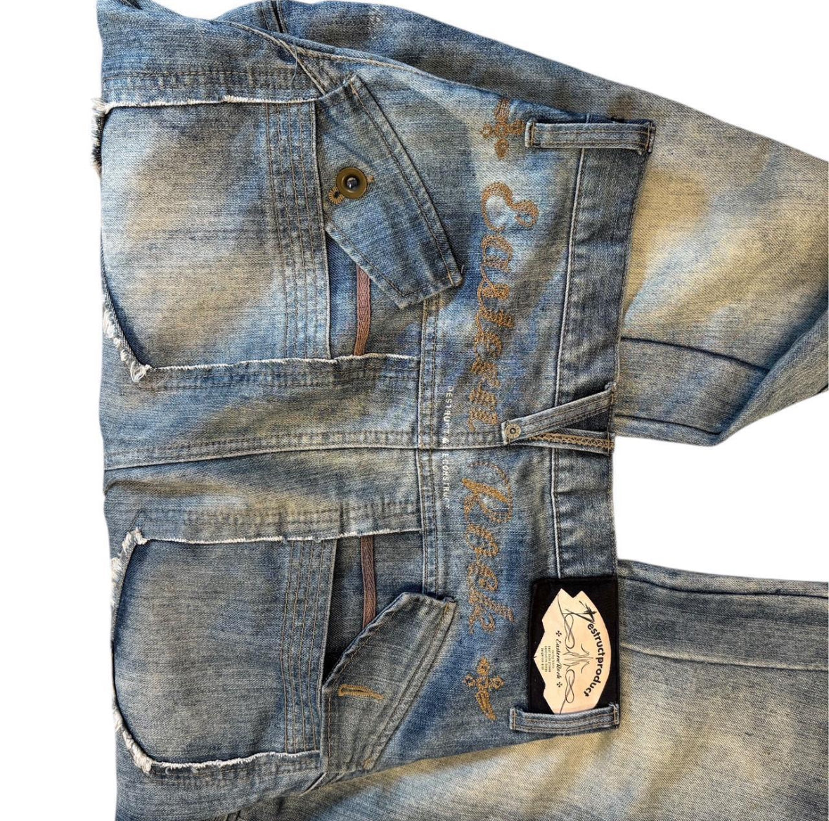 PPFM blue banana light wash jeans