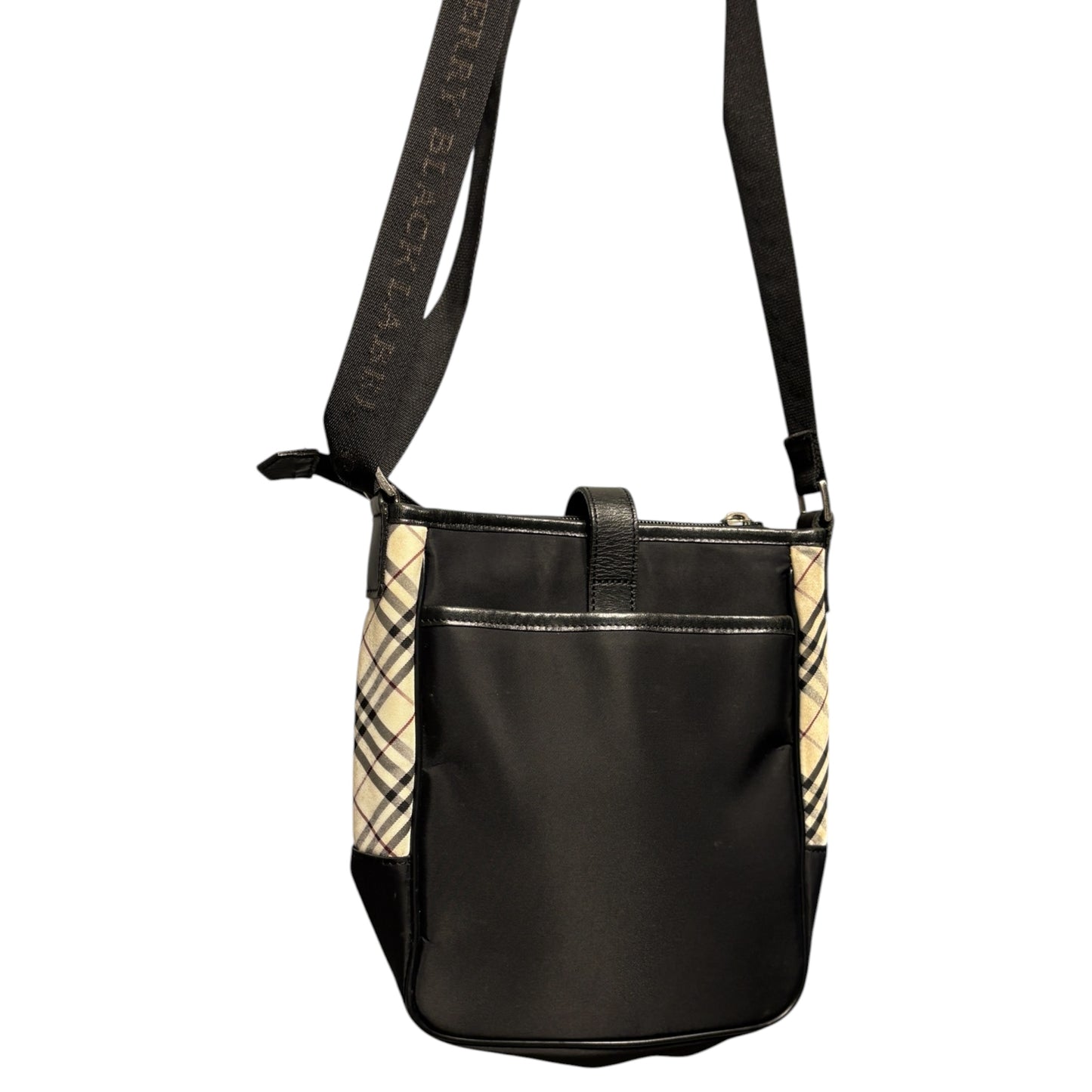 Burberry Black Label nova check crossbody bag