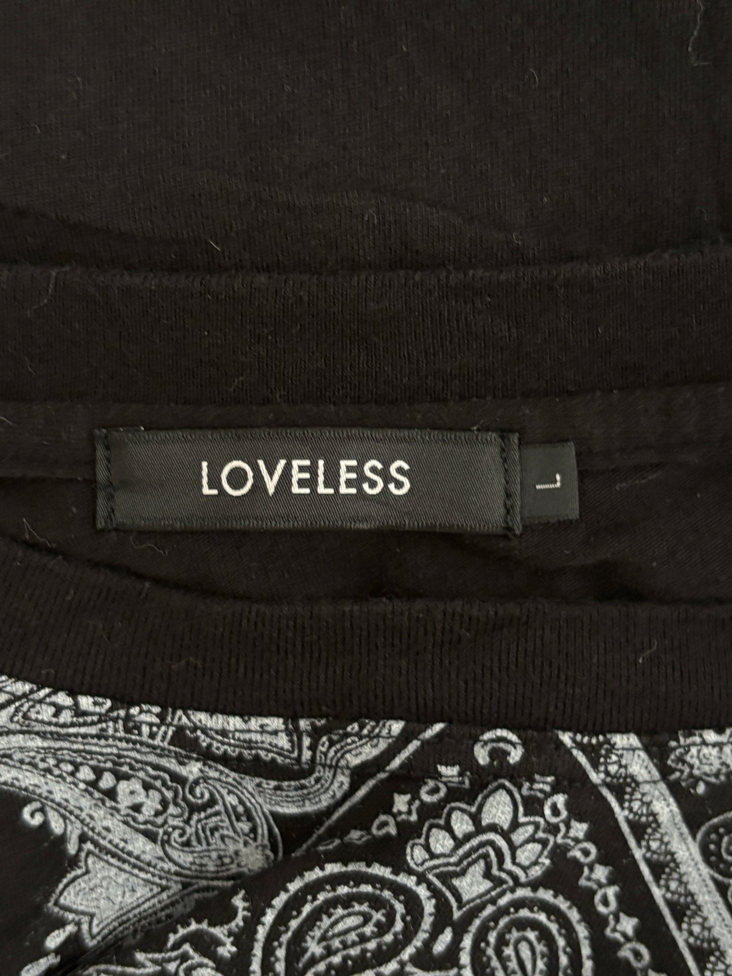 Loveless Guildprime black bandana T-shirt