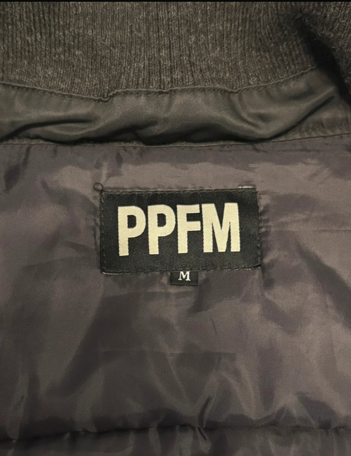 PPFM bono zip hood down filled gilet jacket