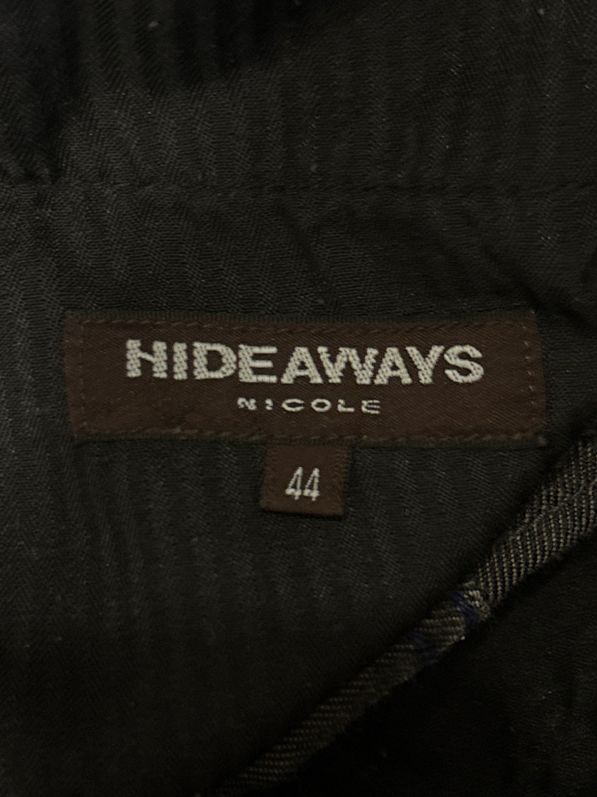 Hideaways grey streaked denim jeans