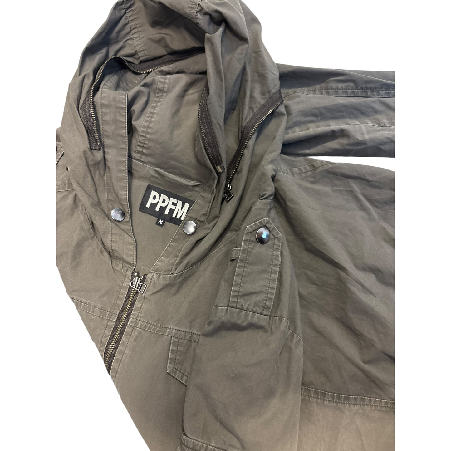 PPFM 3 in 1 khaki millitary jacket mod coat