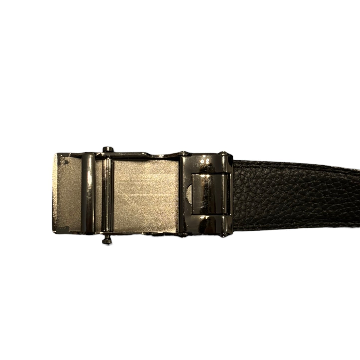 Diesel metal buckle adjustable leather belt