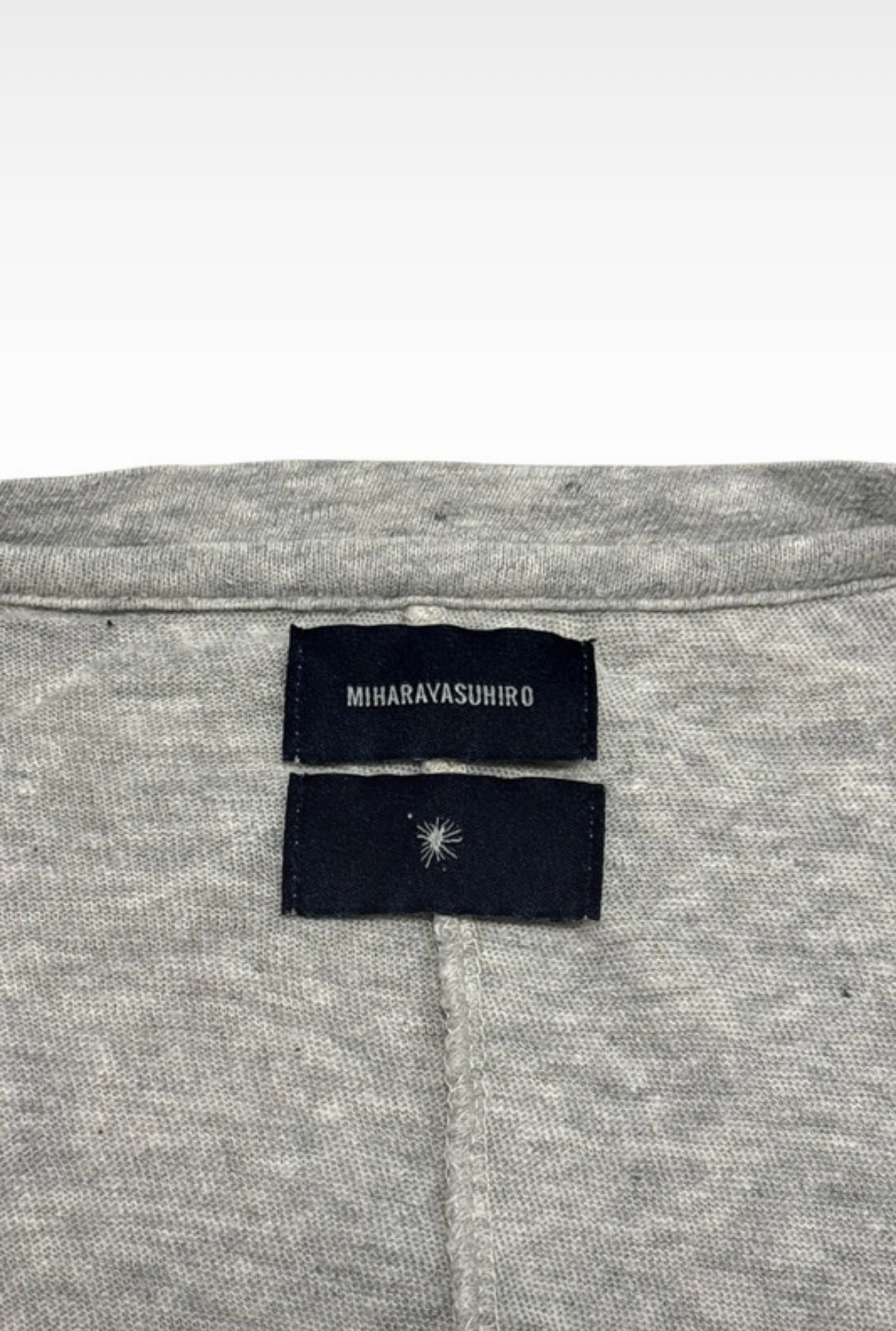 Mihara Yasuhiro grey Sun T-shirt RRP 46000¥