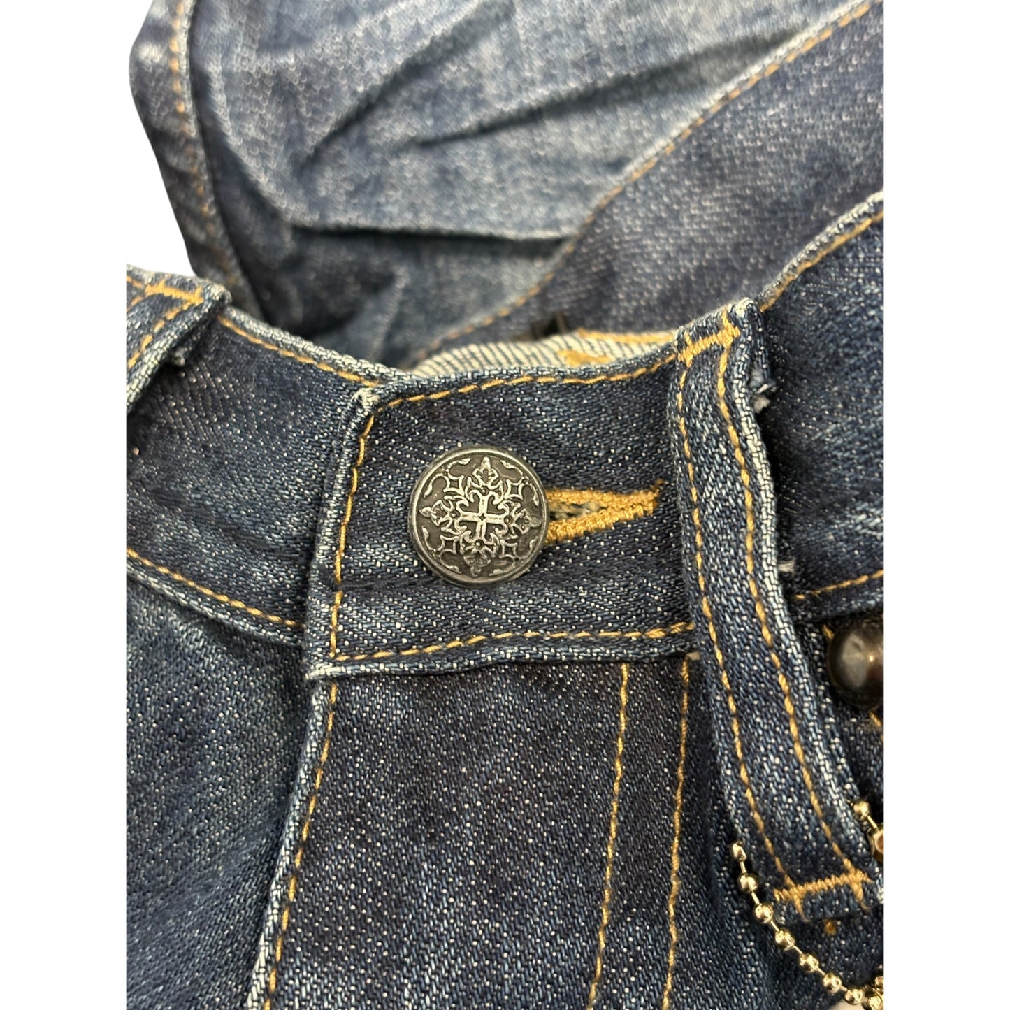 Midas snake wash bootcuts denim