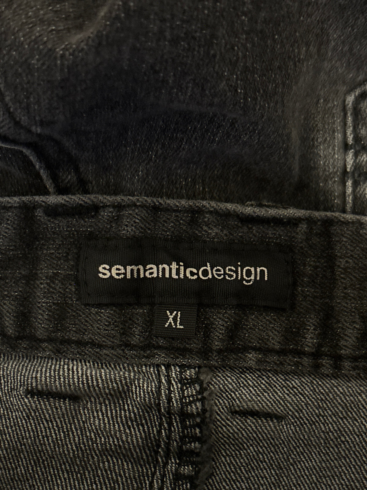 Semantic Design streaked claw mark grey jeans