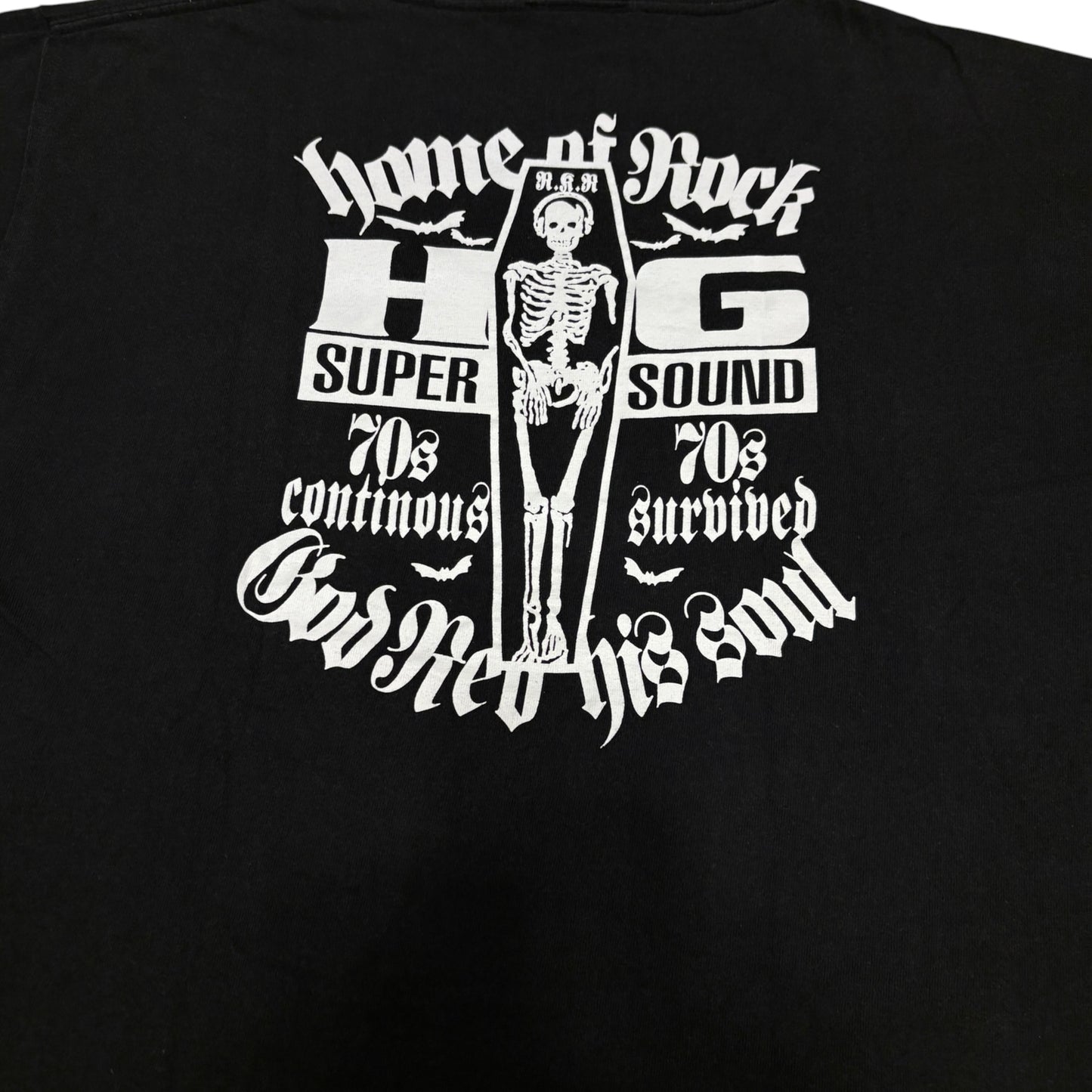 Hysteric Glamour skeleton coffin T-shirt