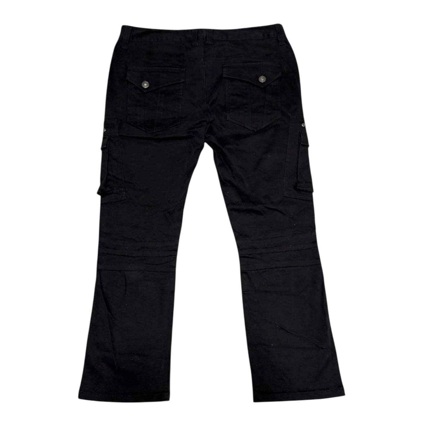 Japanese brand In The Attic black biker cargo jeans