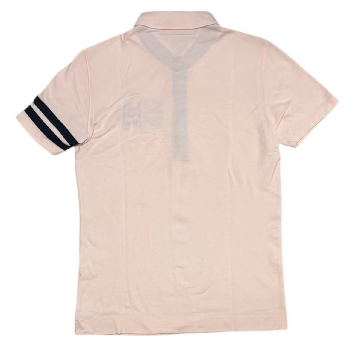 Hideaways light pink union jack polo T-shirt