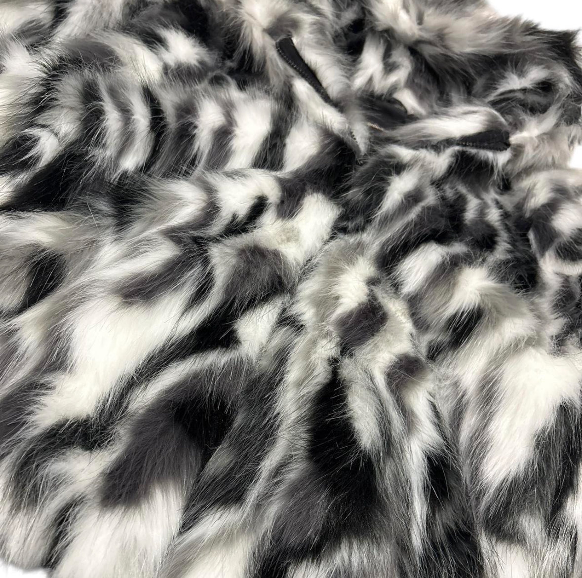 Semantic Design oversized panda fur coat