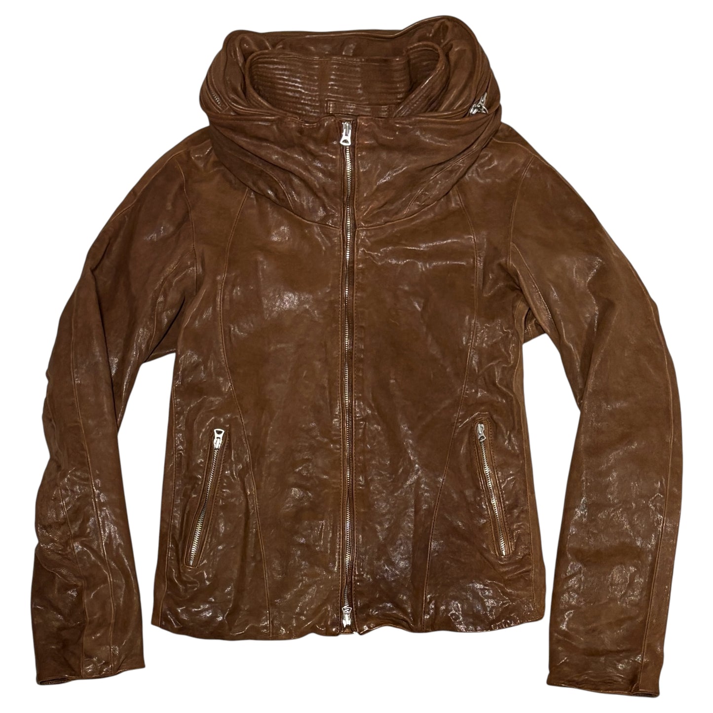 Goa goat leather apocalypse bono jacket
