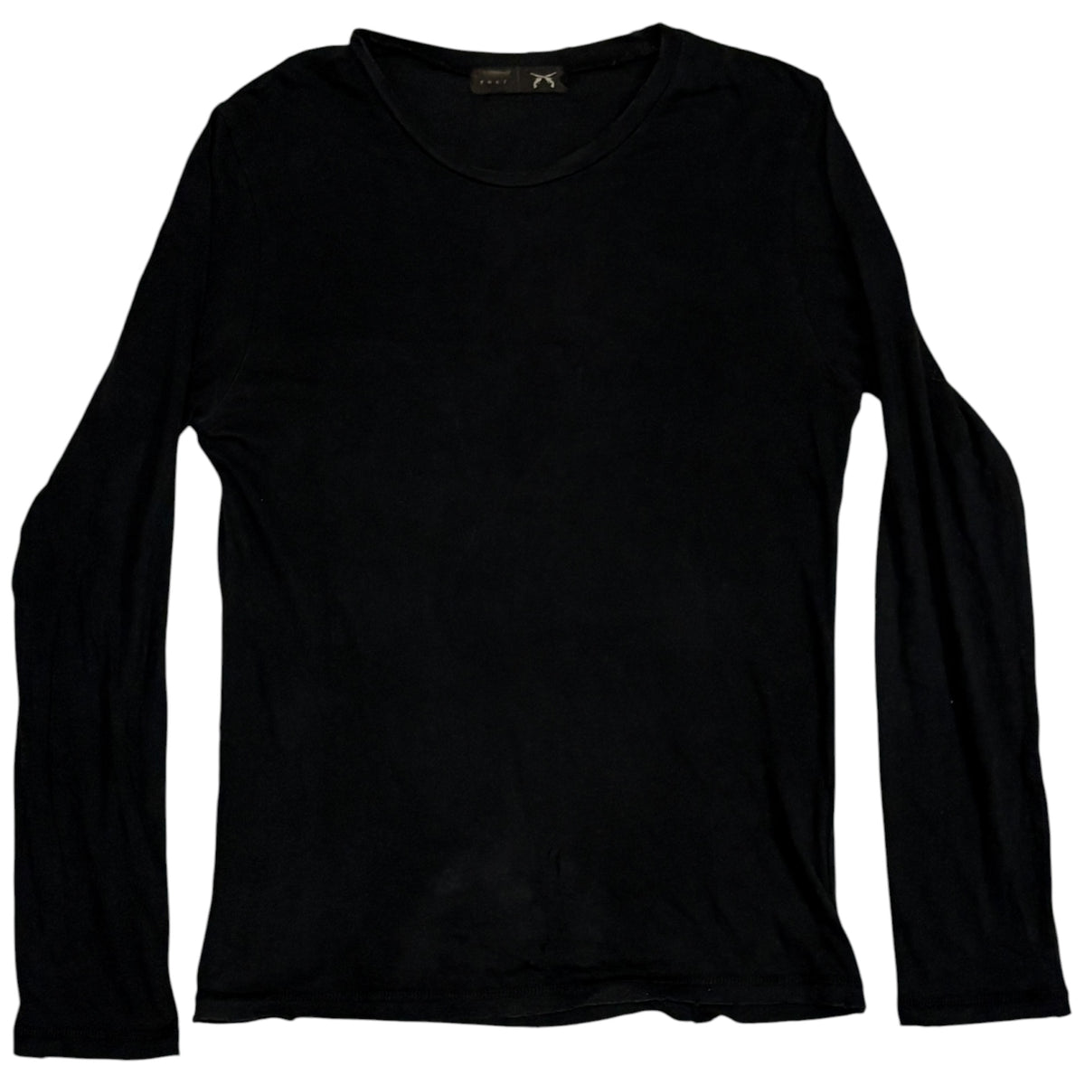 Roarguns black rhinestone revolver longsleeve T-shirt