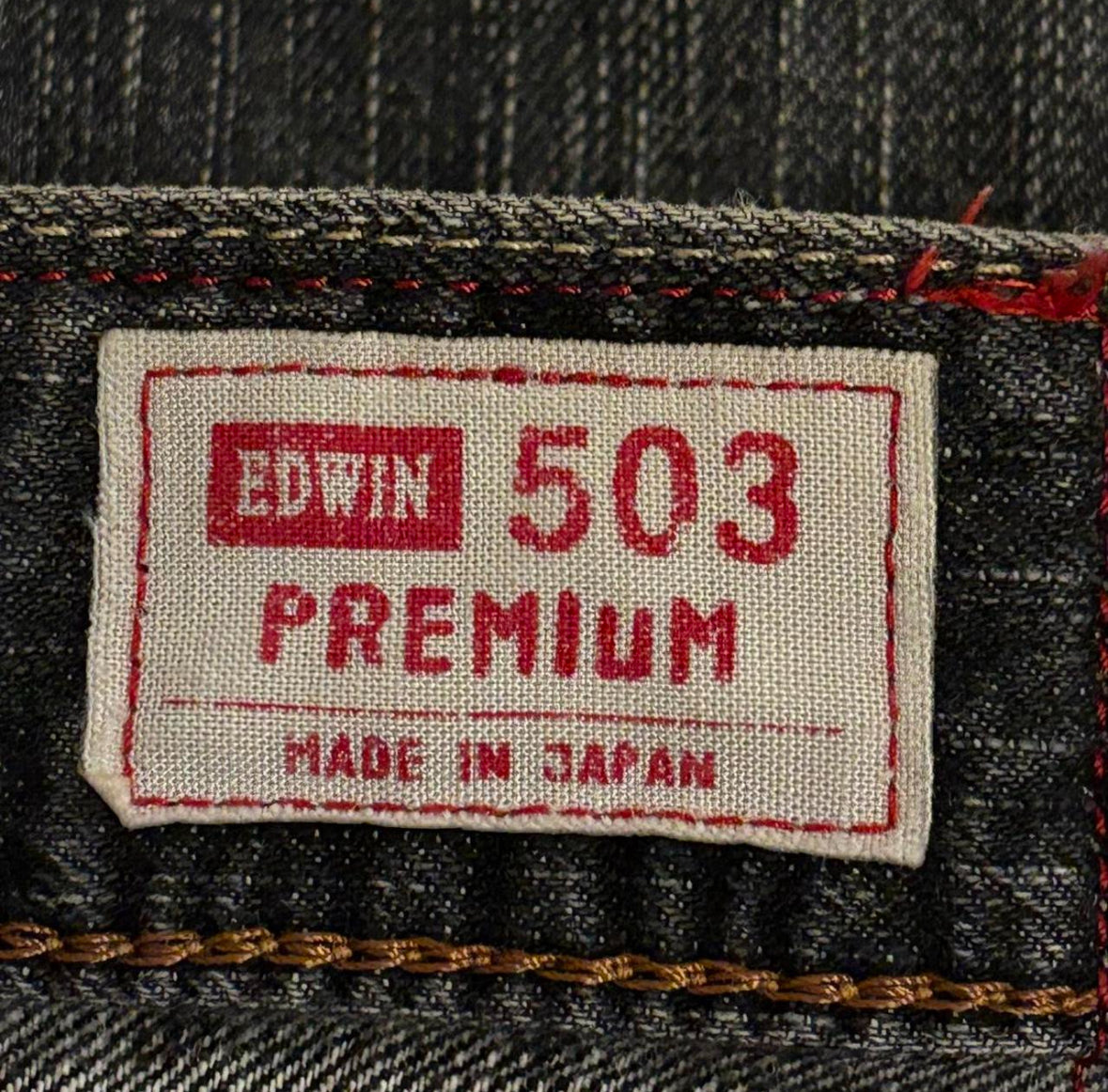 Edwin 503 Straight cut denim grey gradient jeans