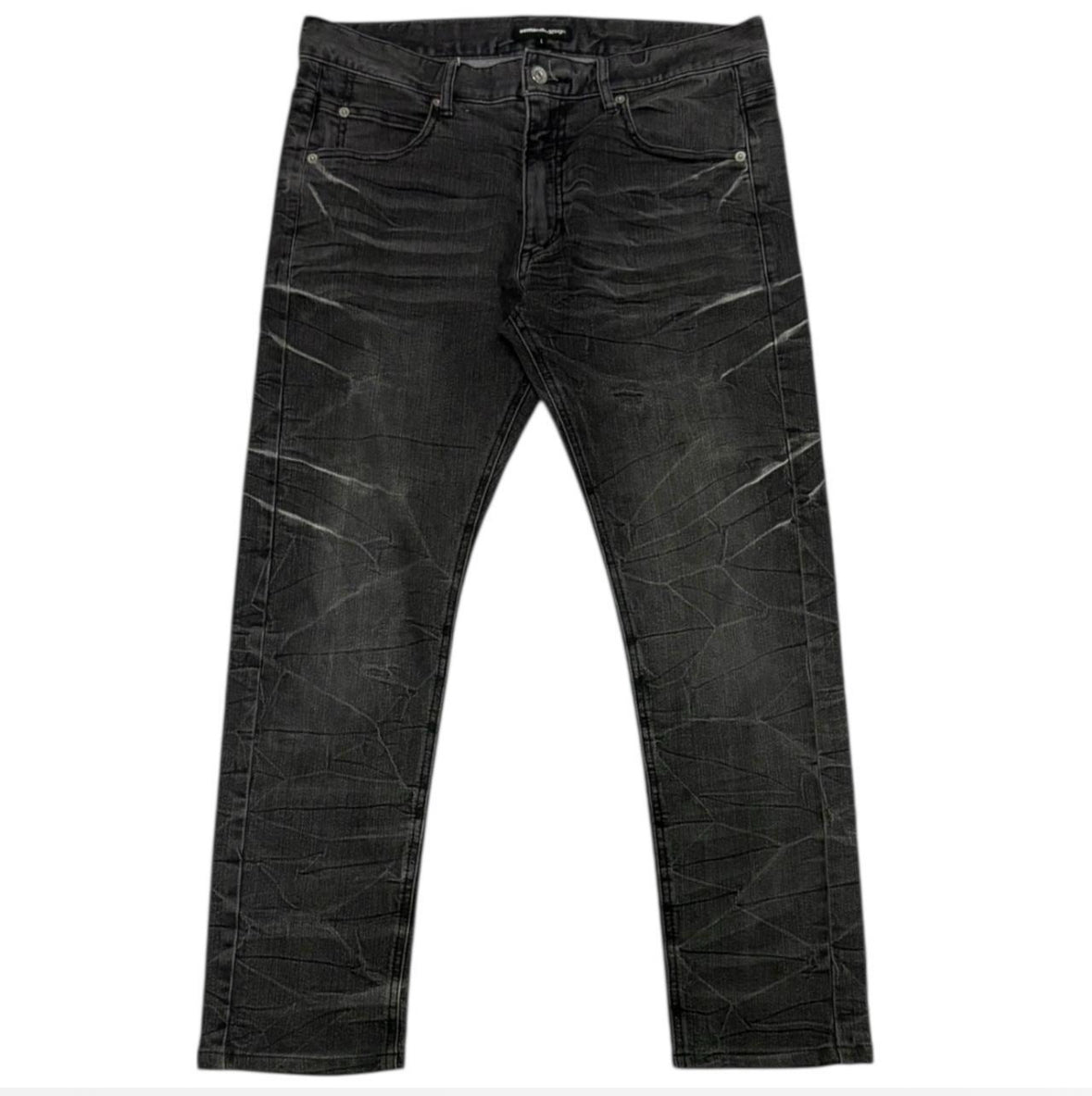 Semantic Design black gradient claw mark denim jeans