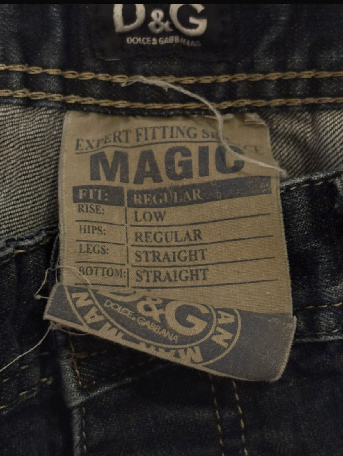 Dolce & Gabbana diffusion old season blue denim jeans