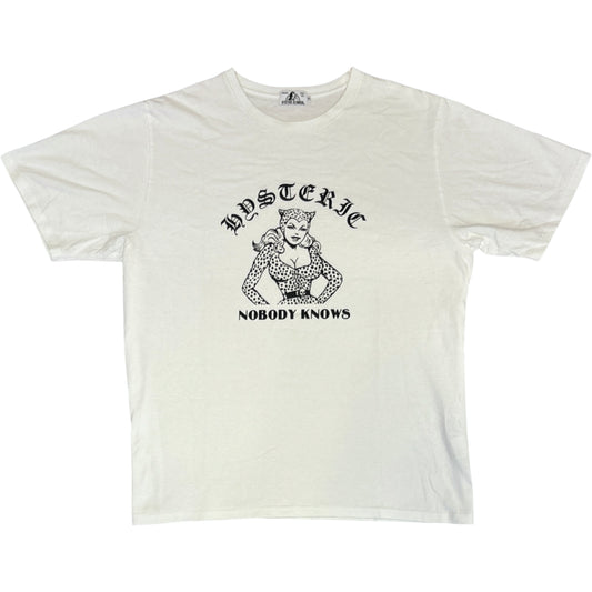 Hysteric Glamour white graphic T-shirt
