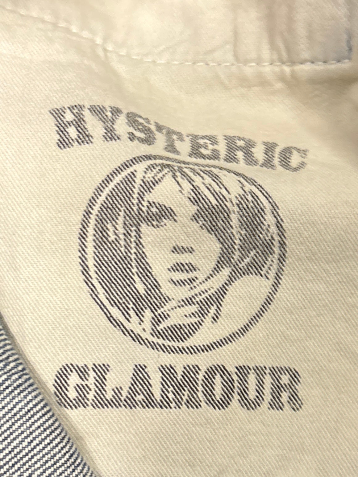 Hysteric Glamour blue distressed patchwork denim jeans