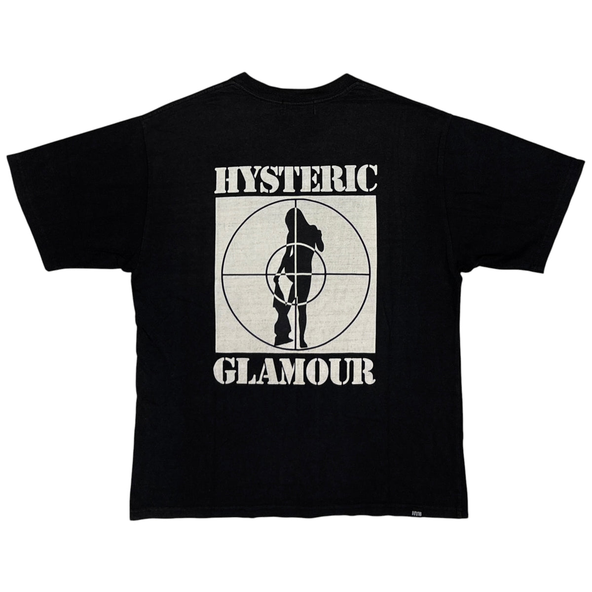 Hysteric Glamour black crosshair woman T-shirt