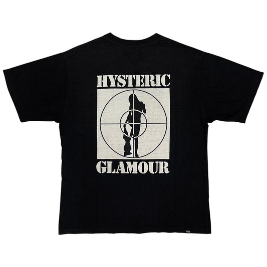 Hysteric Glamour black crosshair woman T-shirt