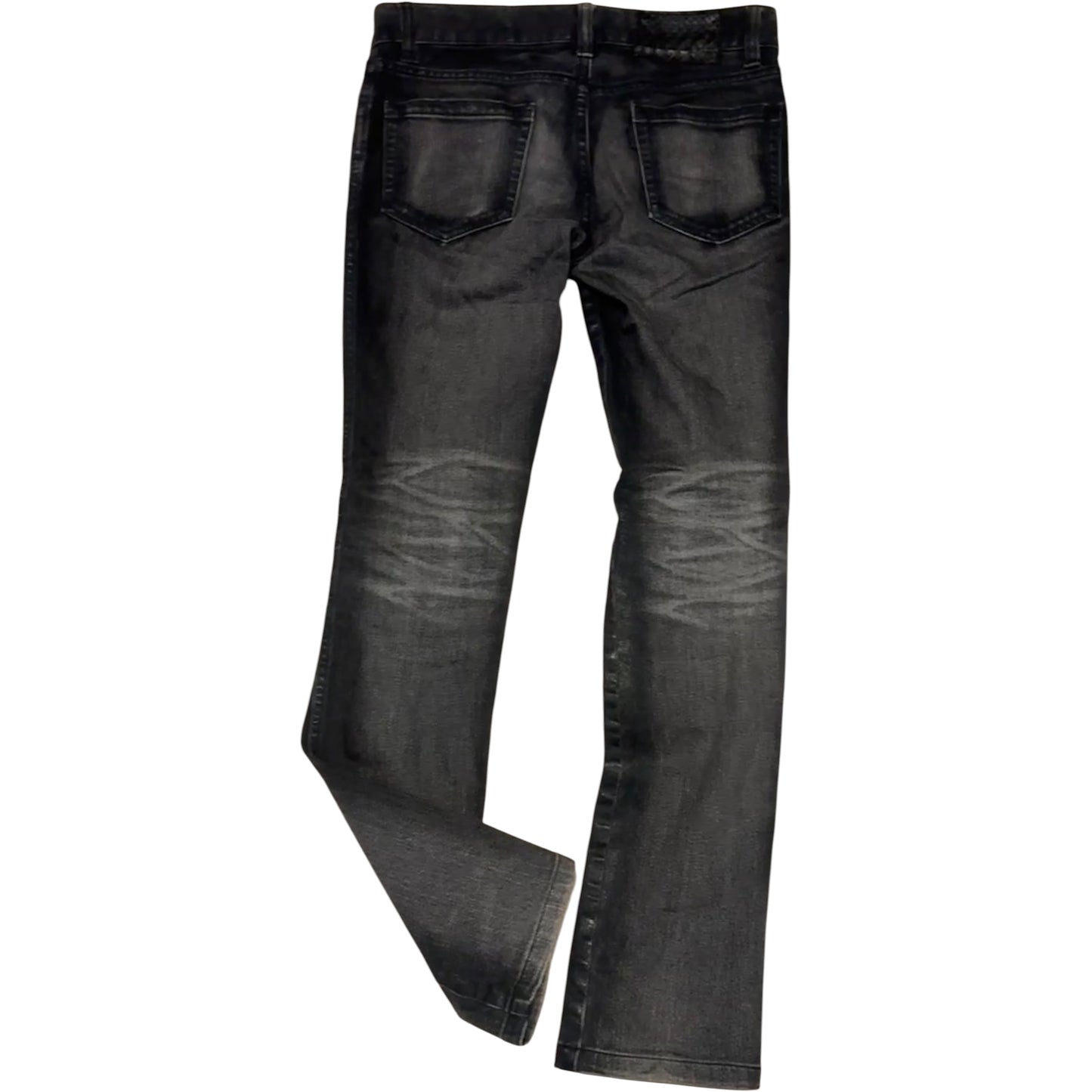 5351 Pour Les Hommes grey shine effect bootcut denim jeans