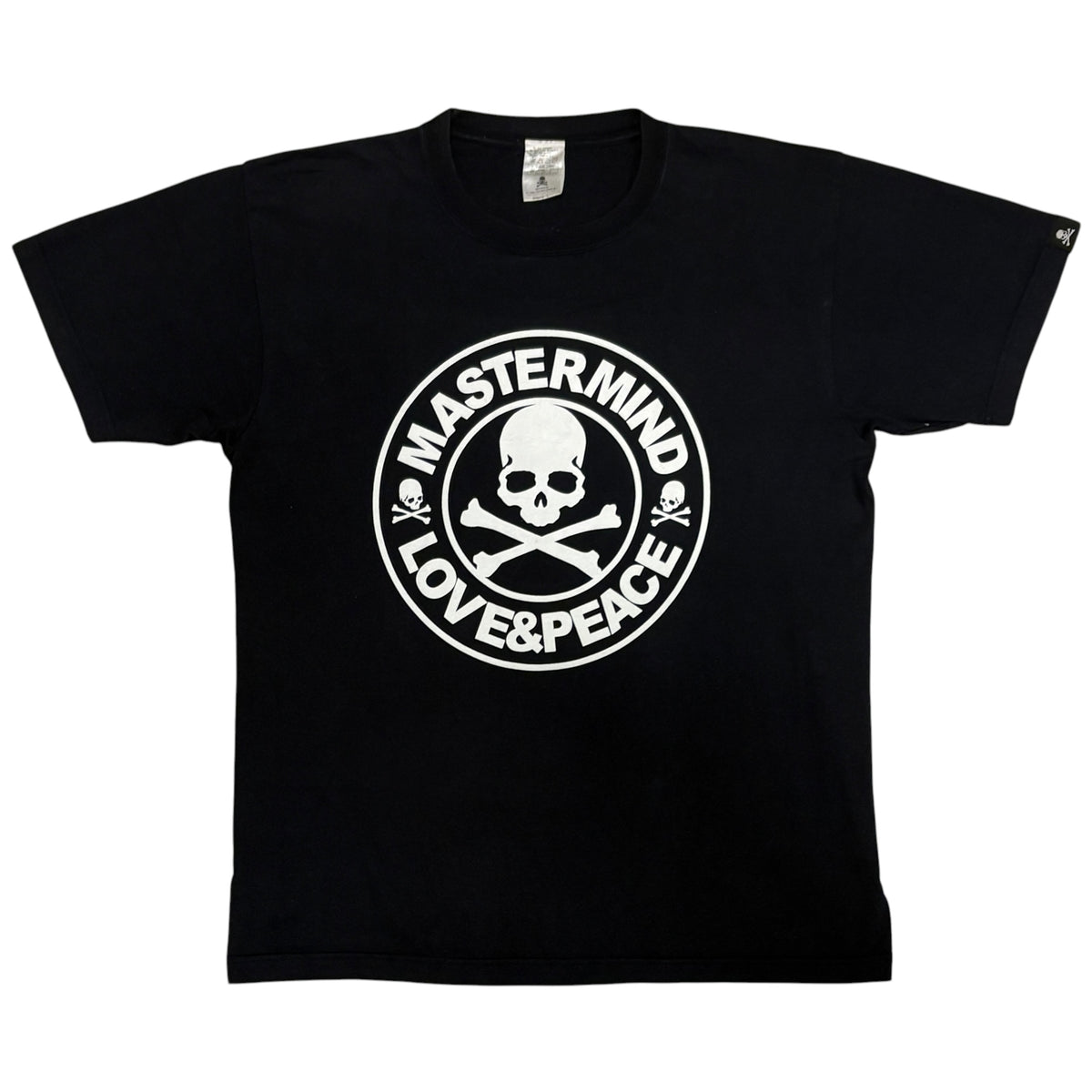 Mastermind ‘Love and Peace’ black logo T-shirt