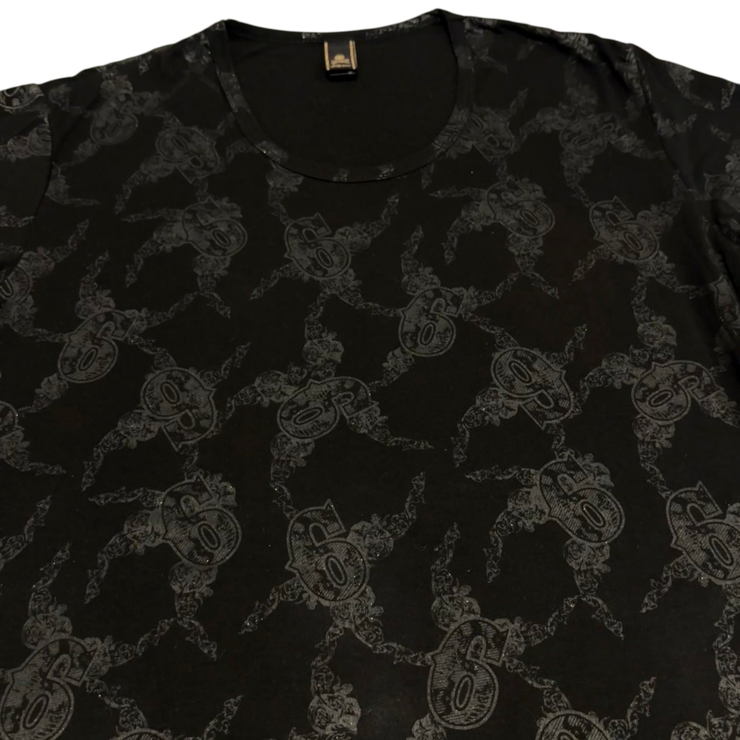 Roen 6 chain embellished v-neck T-shirt