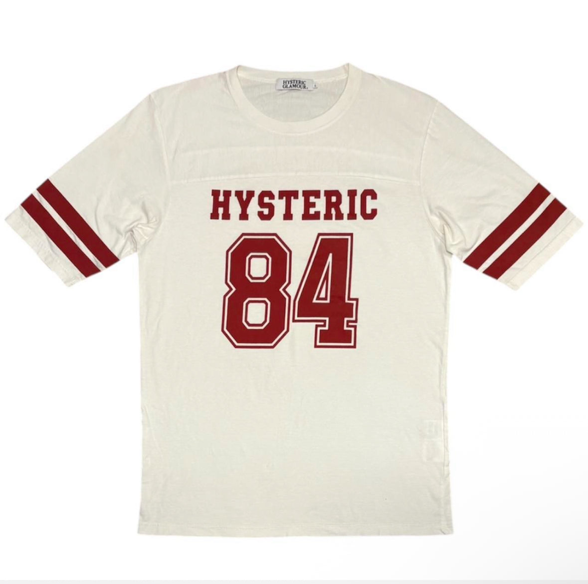Hysteric Glamour 1984 white Jersey style T-shirt