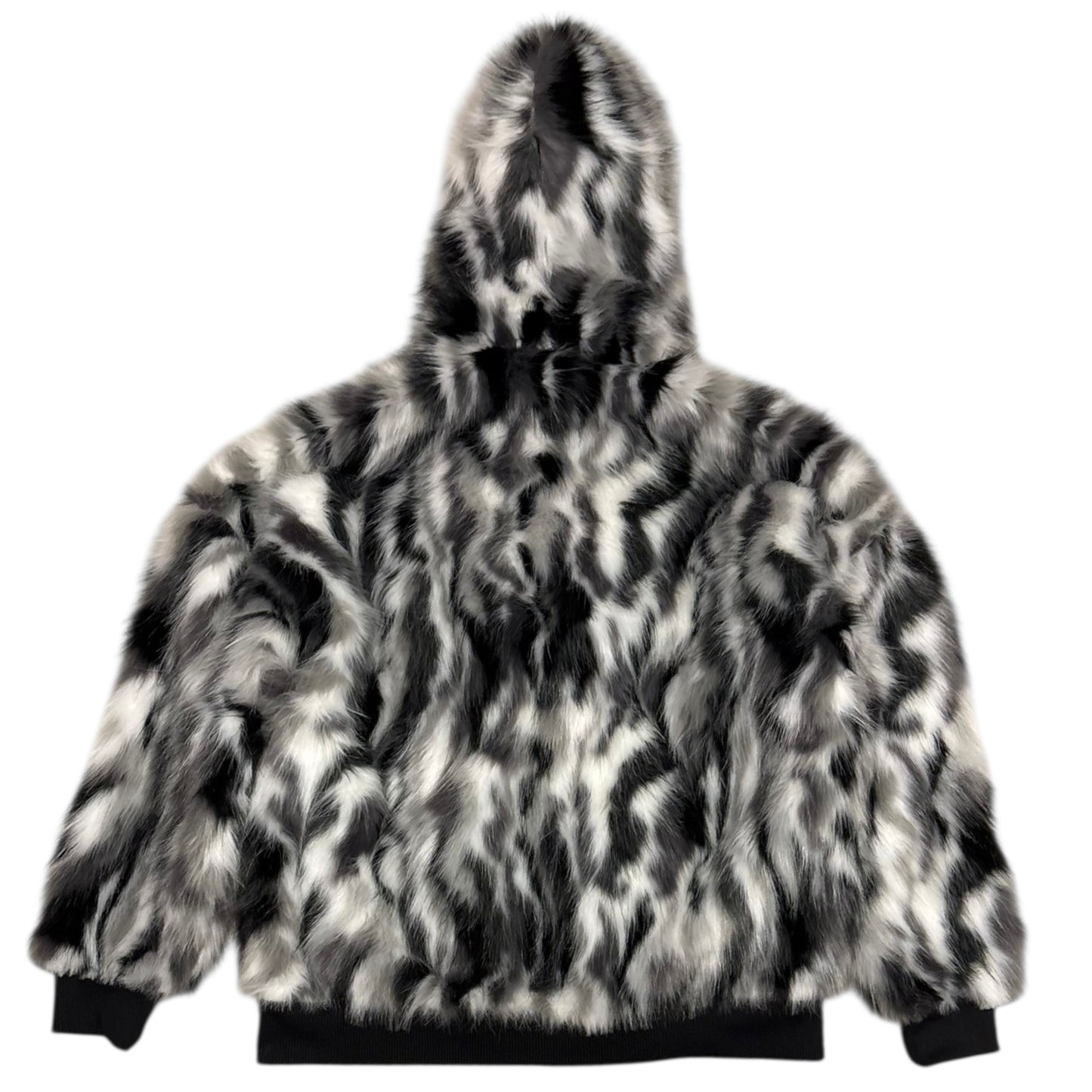 Semantic Design oversized panda fur coat