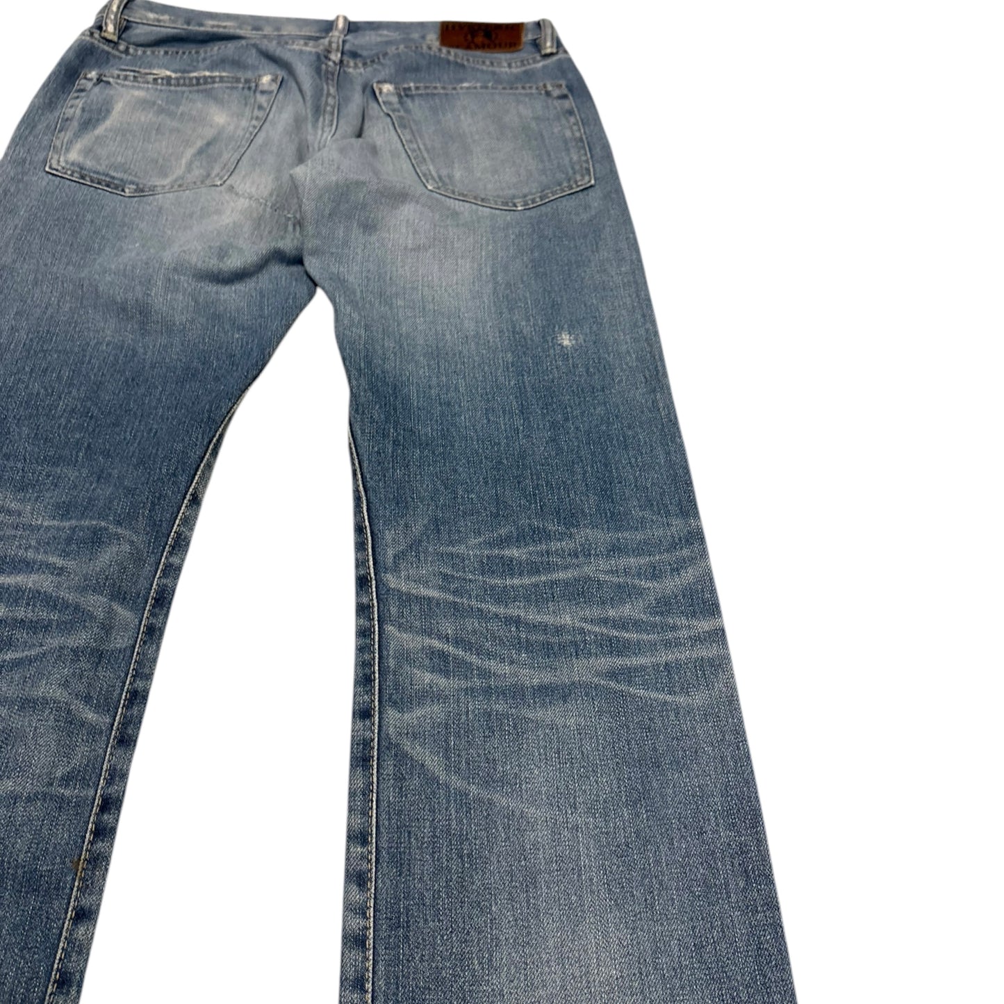 Hysteric Glamour studded pocket blue denim jeans