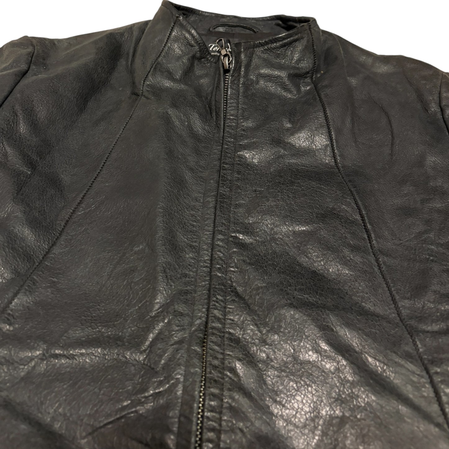 Tornado Mart aged cow leather jacket