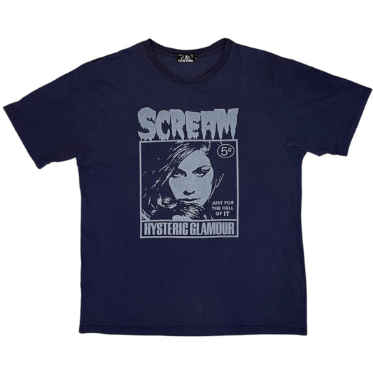 Hysteric Glamour navy Scream graphic T-shirt