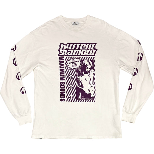 Hysteric Glamour white longsleeve print T-shirt