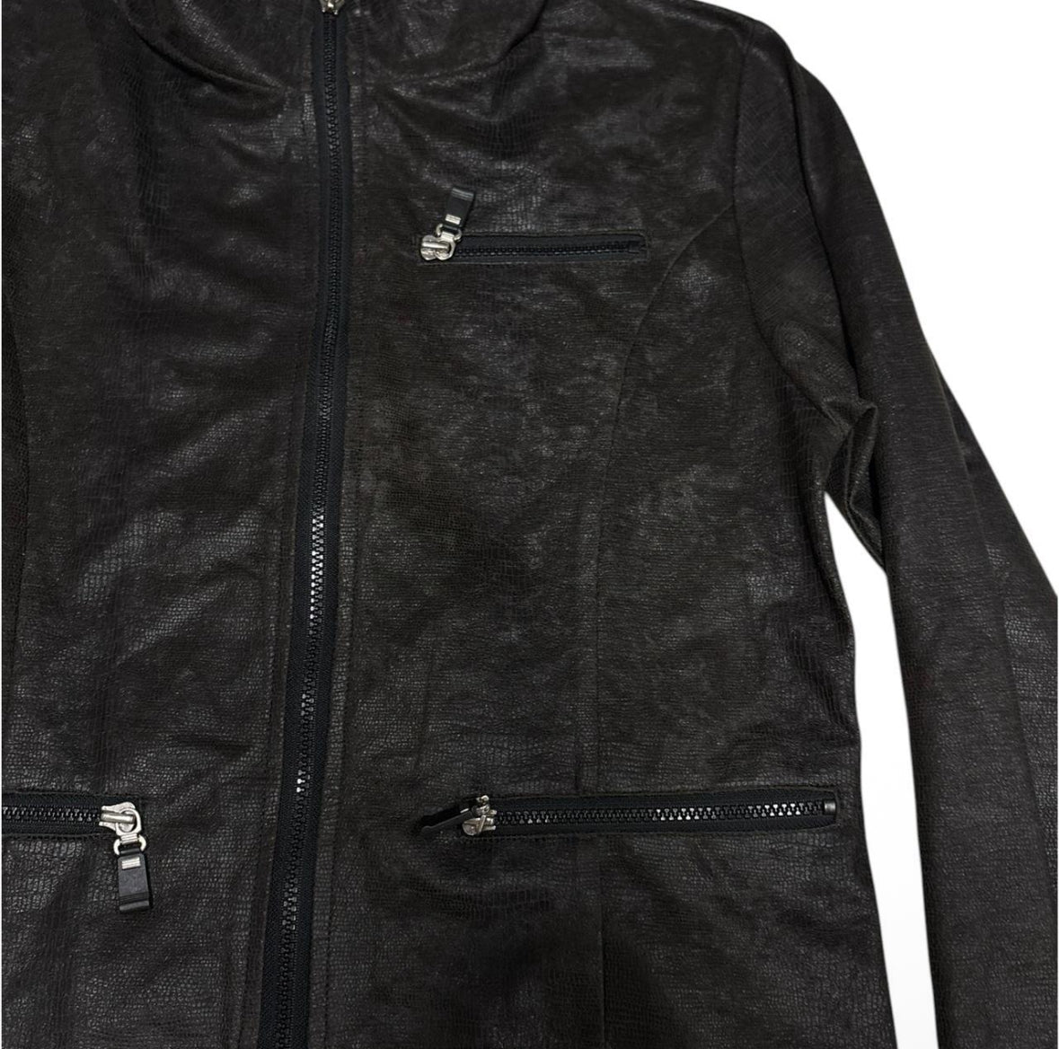 Japanese brand snake print zip jacket