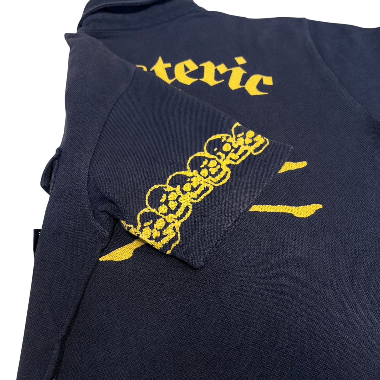 Hysteric Glamour navy skull polo T-shirt (RARE)