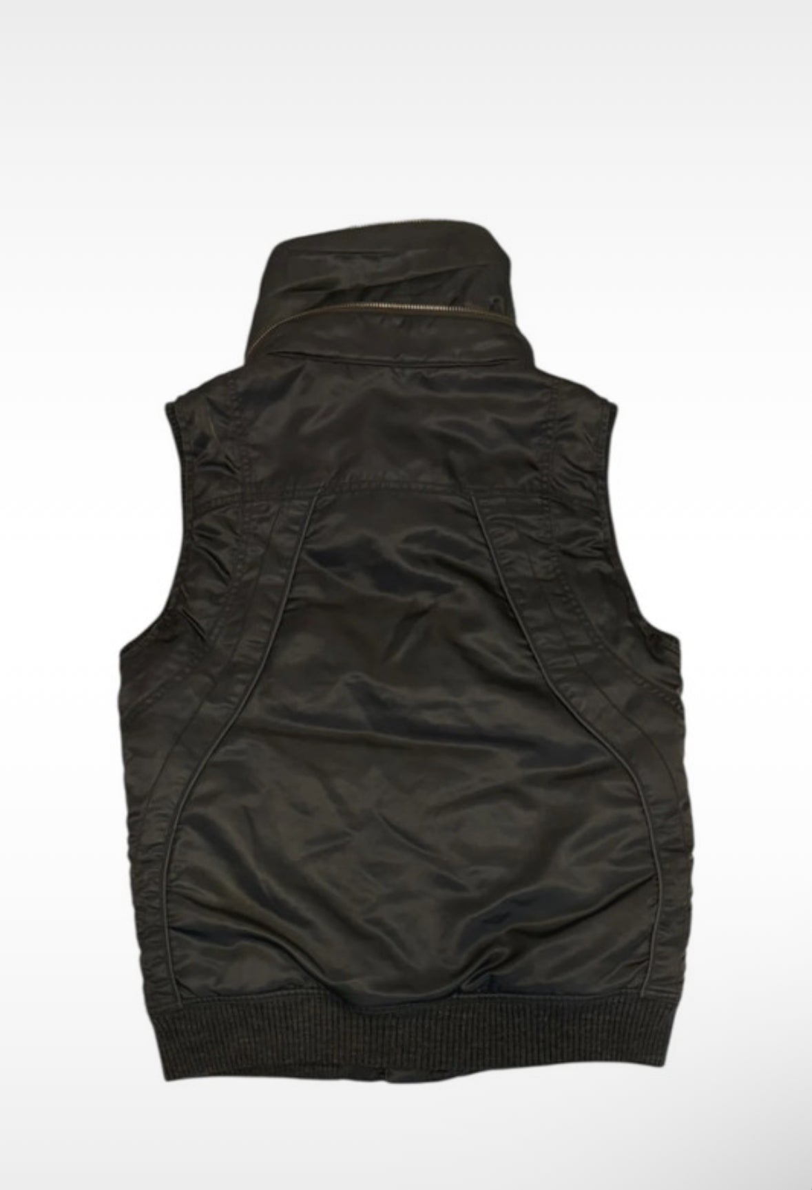 PPFM bono zip hood down filled gilet jacket