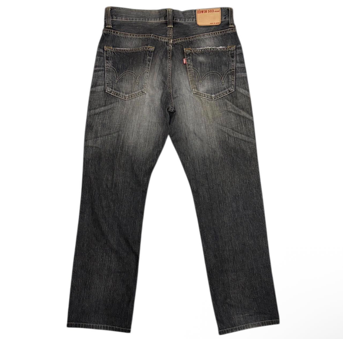 Edwin 503 Straight cut denim grey gradient jeans