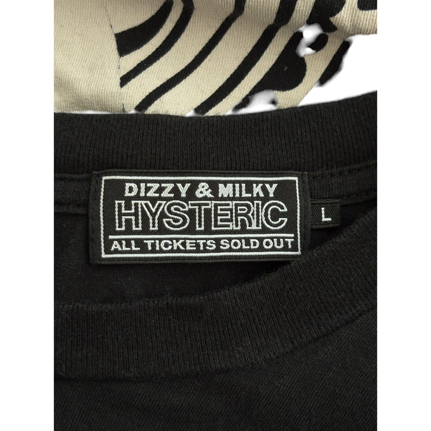 Hysteric Glamour snake stars and striped graphic T-shirt