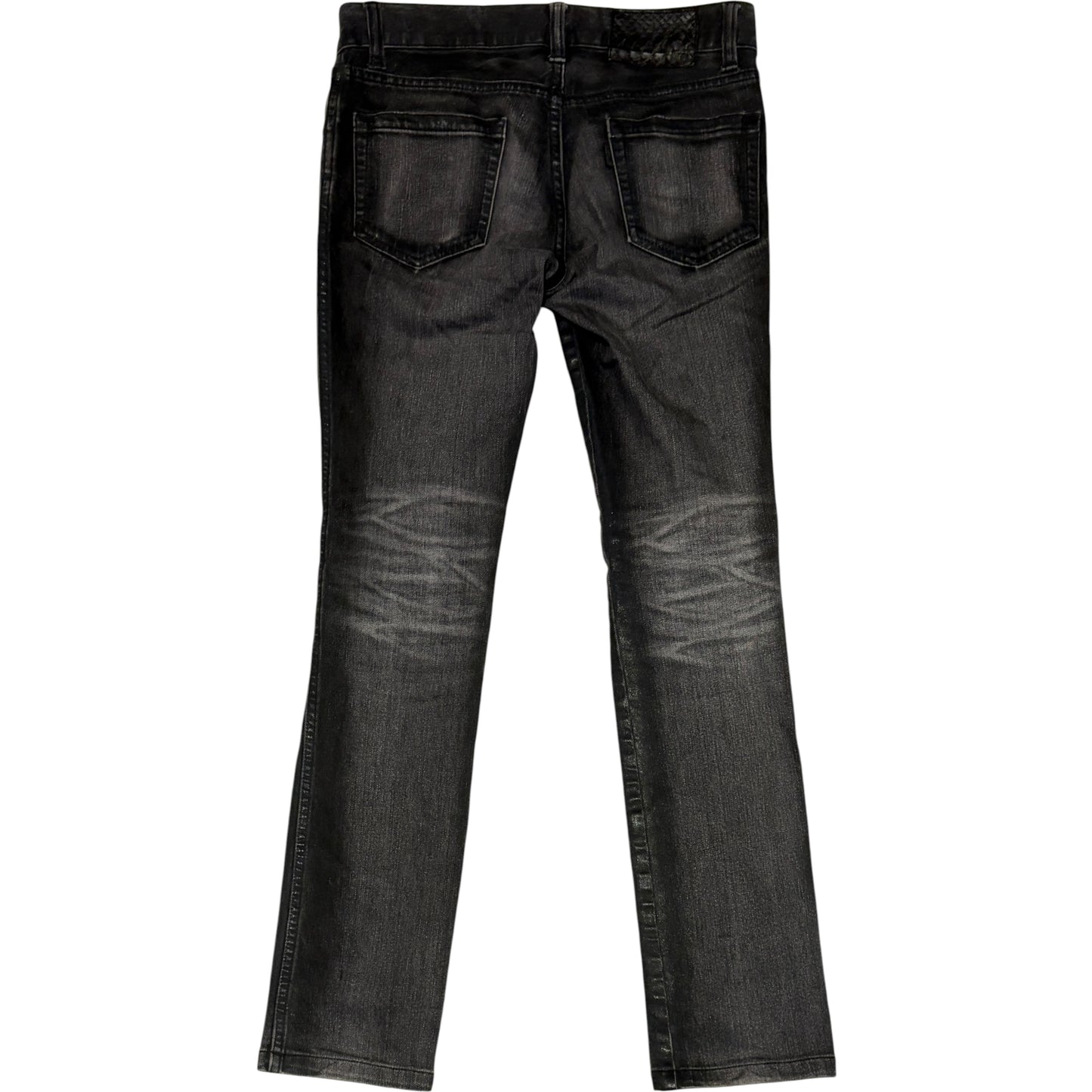 5351 Pour Les Hommes grey shine effect bootcut denim jeans