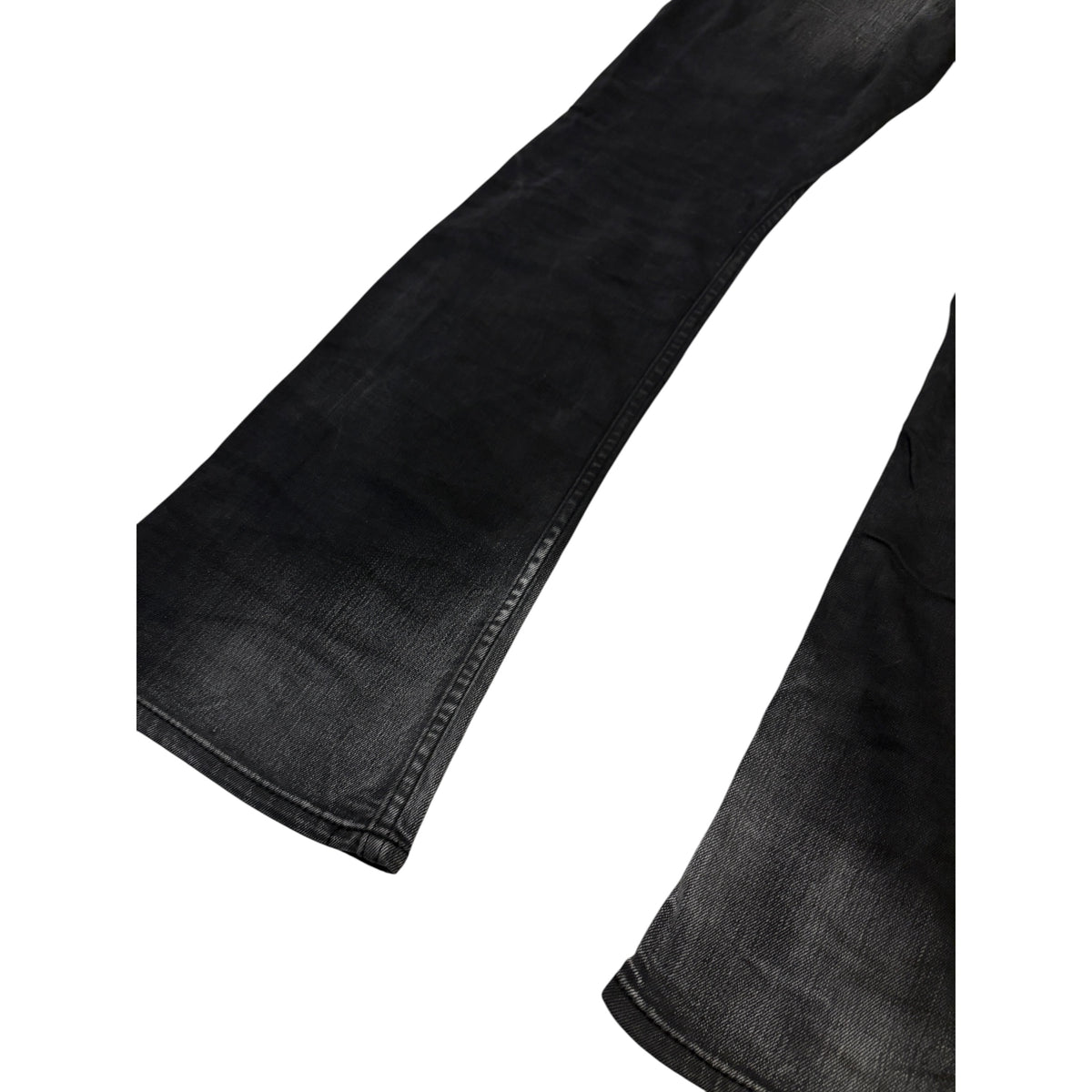 Jackrose black fade wash bootcut denim jeans
