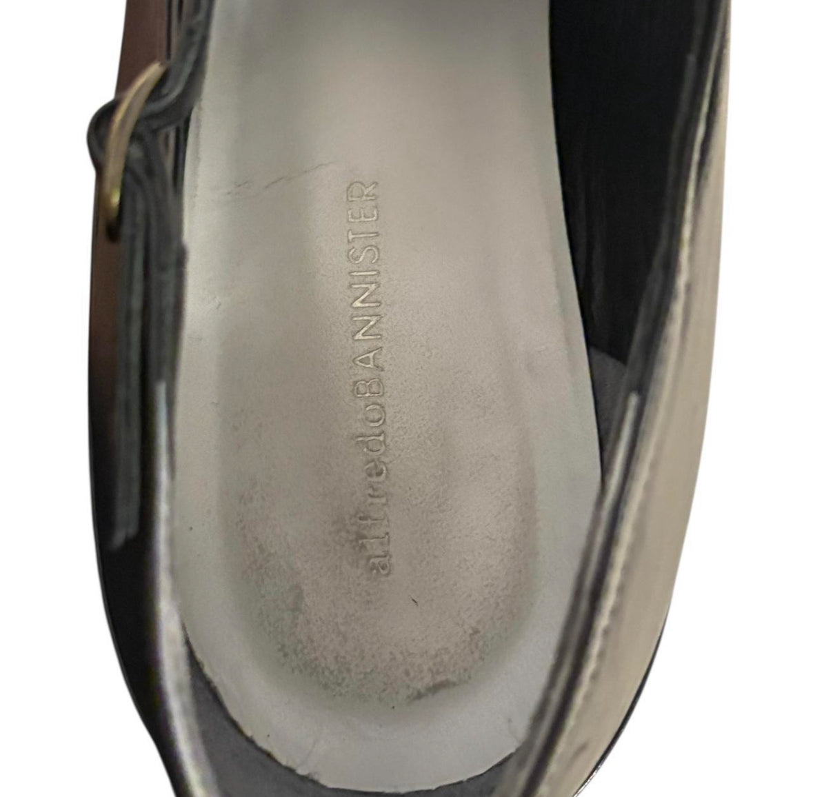 Alfredo Bannister black leather heeled boots