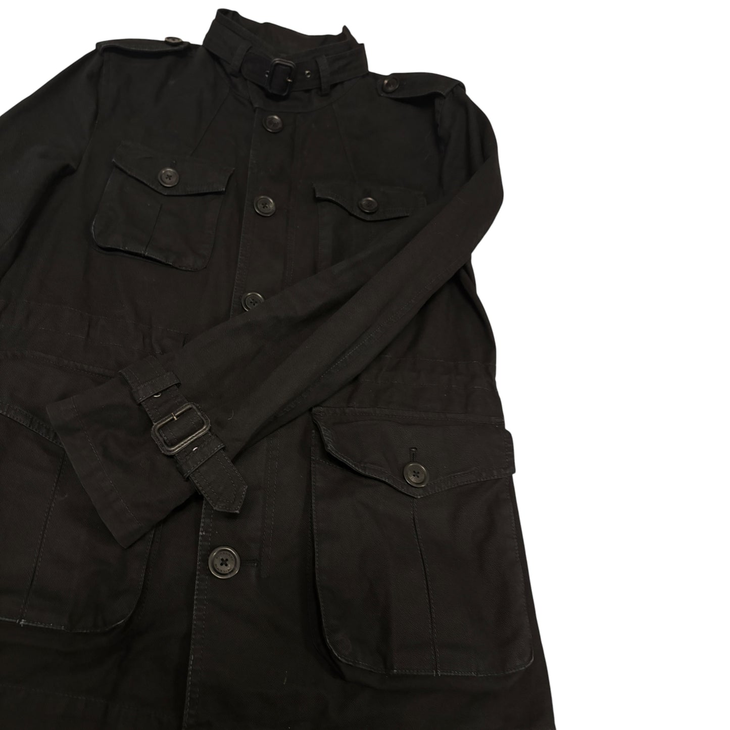 Burberry Black Label multipocket military coat