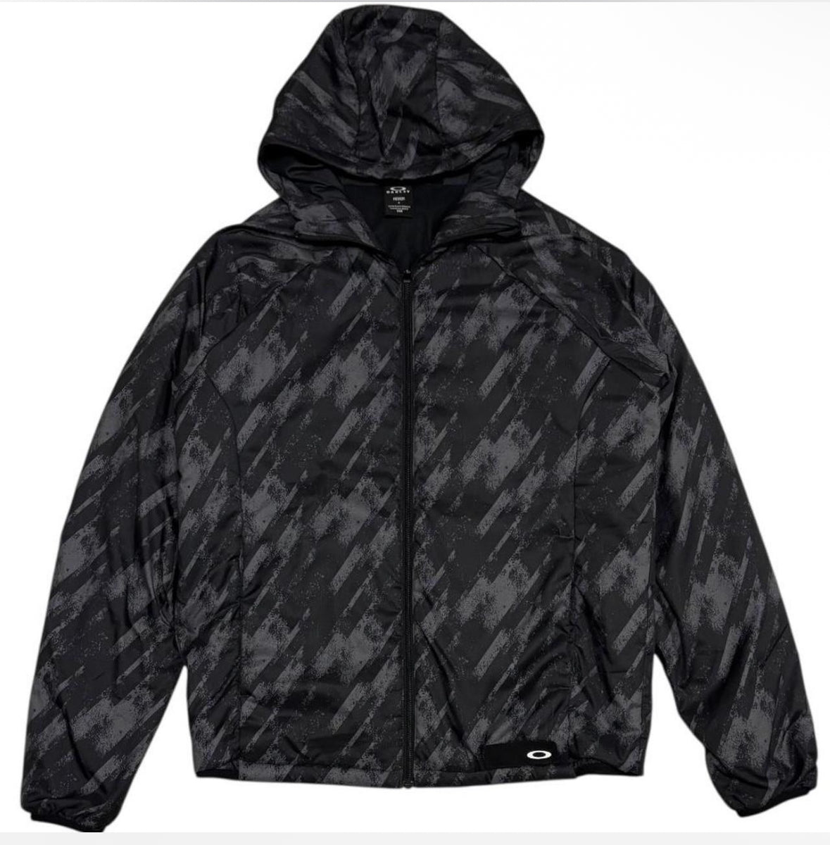Oakley old season grey fade wash windbreaker jacket