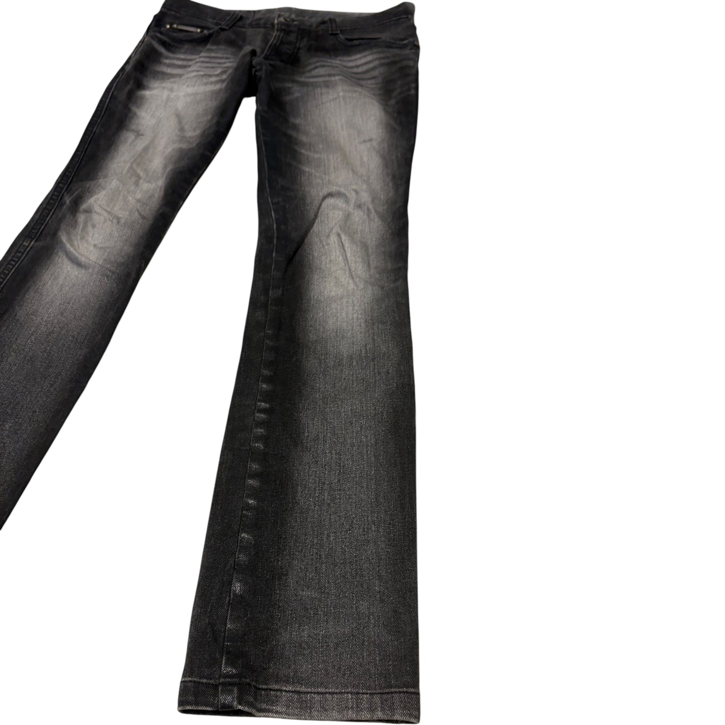 5351 Pour Les Hommes grey shine effect bootcut denim jeans
