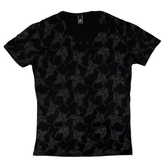 Roen 6 chain embellished v-neck T-shirt